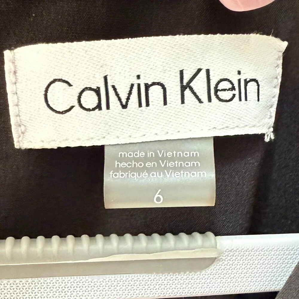 Calvin Klein Commuter V-Neck A-Line Dress - Picture 9 of 10